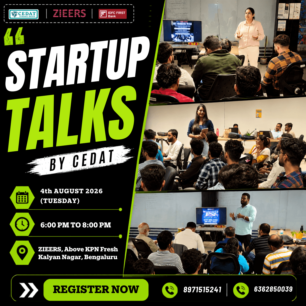 Startup Talks by CEDAT