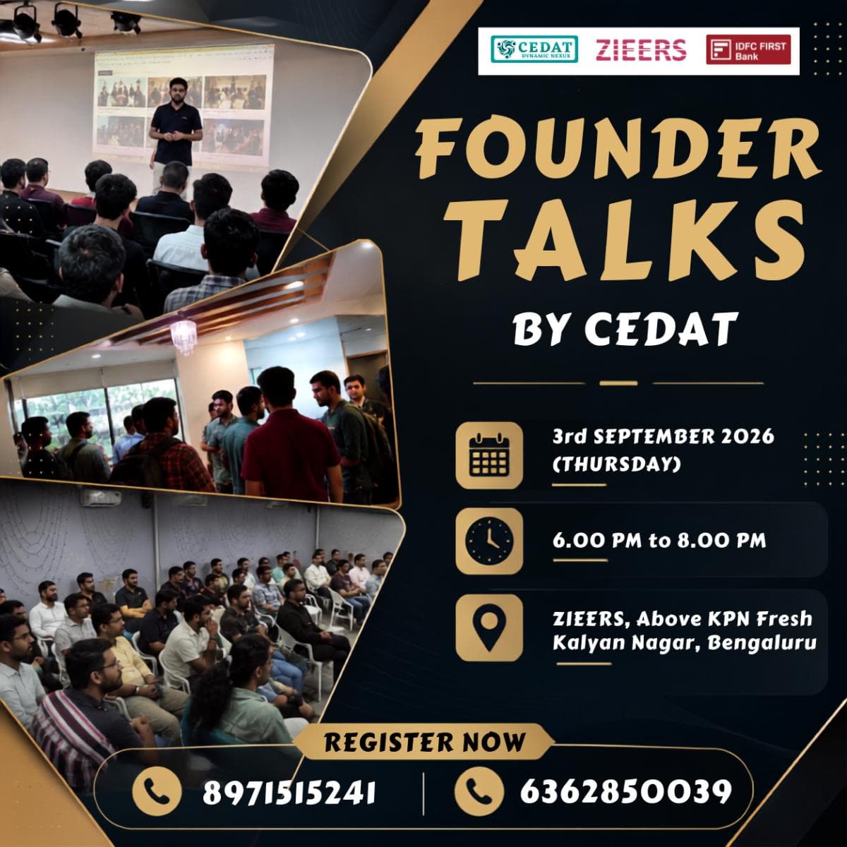 Founder Talks by CEDAT