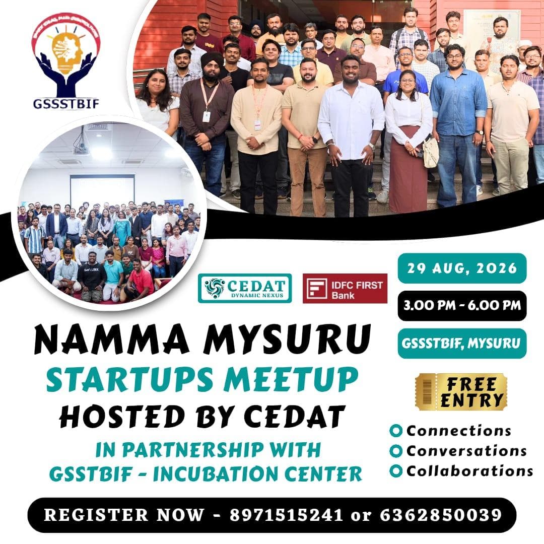 Namma Mysuru Startups Meetup by CEDAT