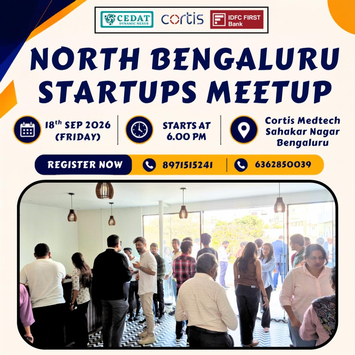 North Bengaluru Startups Meetup by CEDAT