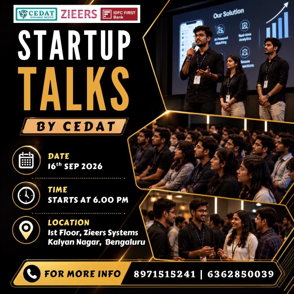 Startup Talks by CEDAT
