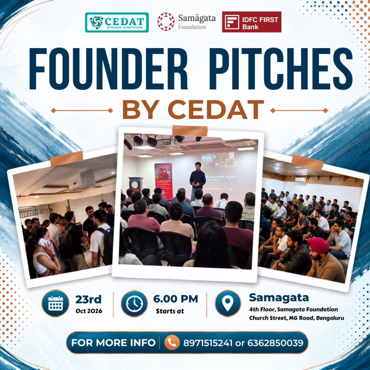 Founder Pitches by CEDAT