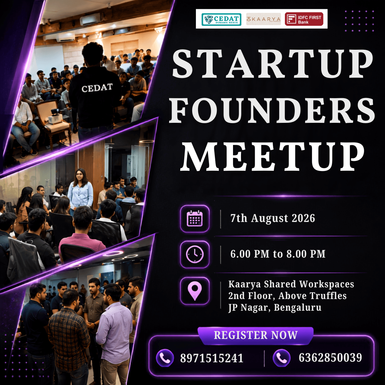 Startup Founders Meetup by CEDAT
